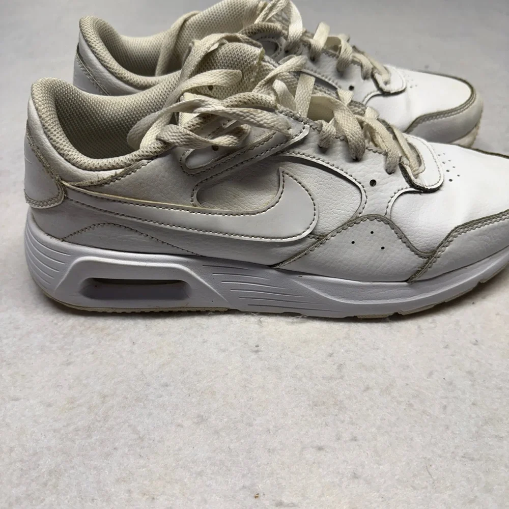 Nike Air Max Leather SC Triple White Men’s Size 8‎